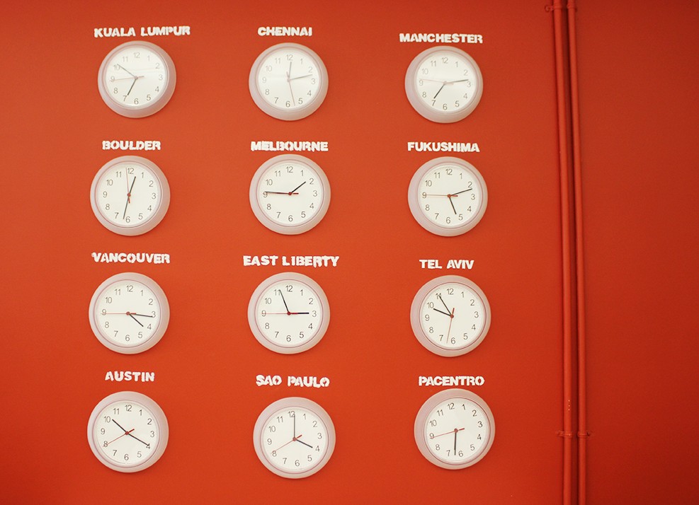 Do Cities Need Innovation Offices img Wall Clocks indicating World Time